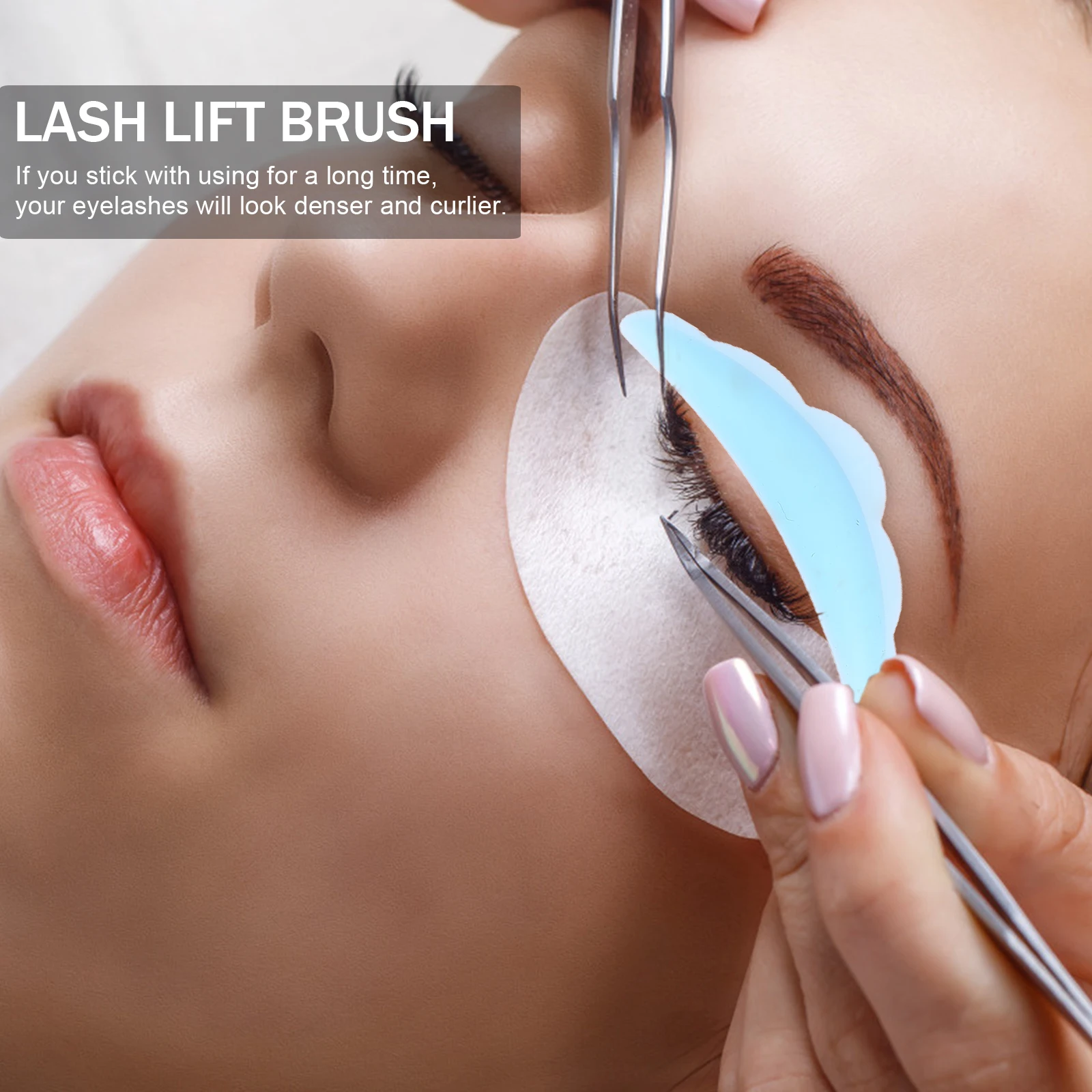

30pcs Eyelash Brush Lash Perm Kit With Silicone Pads Durable Lightweight For Salon Home Use Lash Lift Brush
