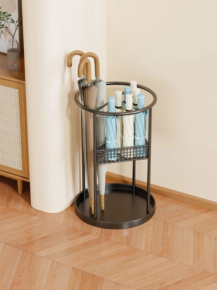 

Umbrella storage rack Household door umbrella storage bucket rack bucket umbrella rack Commercial large-capaci