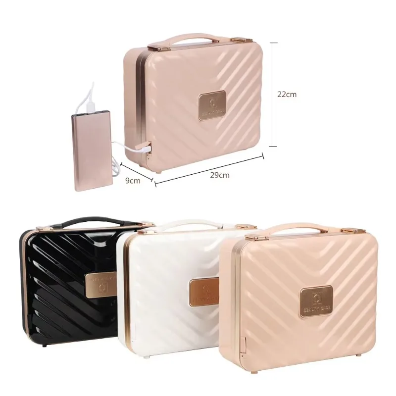 多機能磁気リップスティックケース 新しい空のメイクボックス メイクブラシケース プロ仕様 防塵プラスチック化粧品ケース