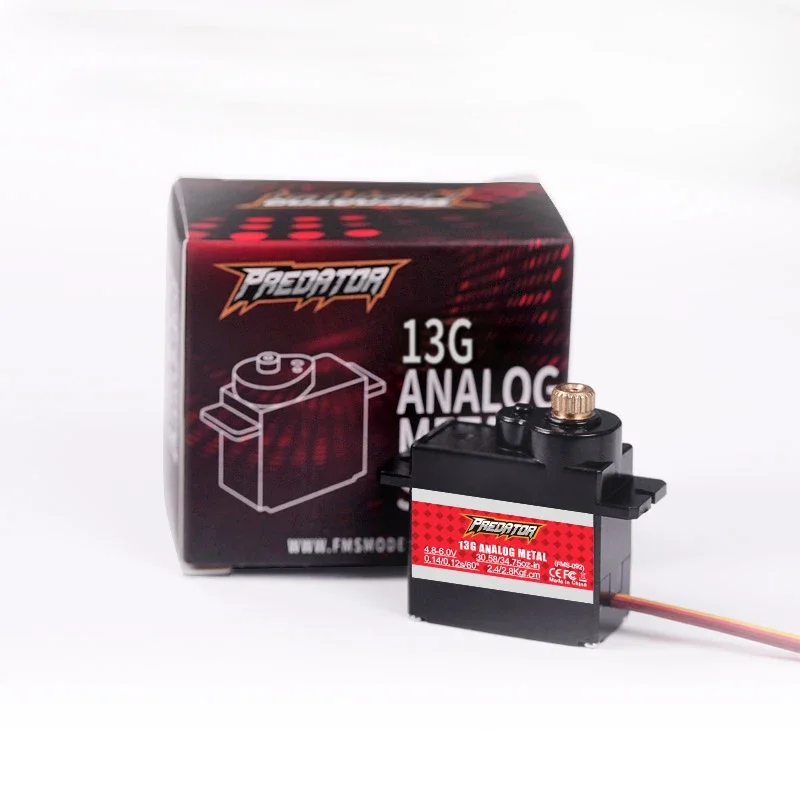 FMS Predator 13g Full Metal Analog Digital Servo Model Airplane Accessories 300mm Connection Cable