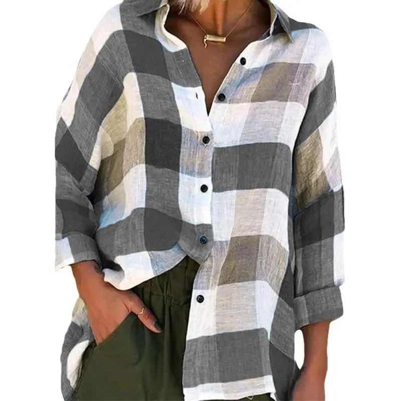 Women's Printed Long Sved Cheered irt Slim Fit Cotton Regular Sve Long Sve Non Deformable Autumn Faion Ladies irt