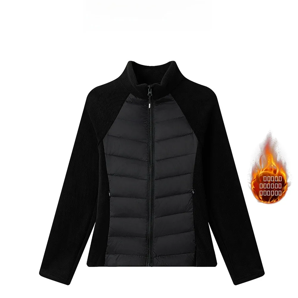 

Легкая женская зимняя куртка Slim Fit для йоги и спорта, дышащая, влагоотводящая, для ношения под верхней одеждой