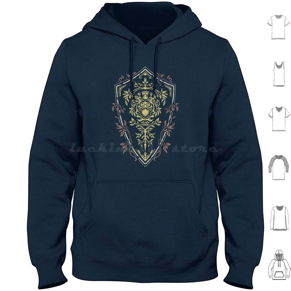 

Elite Hoodies Long Sleeve Dark Souls Souls Elite Shield Dark Bloodborne Game Gaming Drunk Dark Souls 3 Videogame Blood