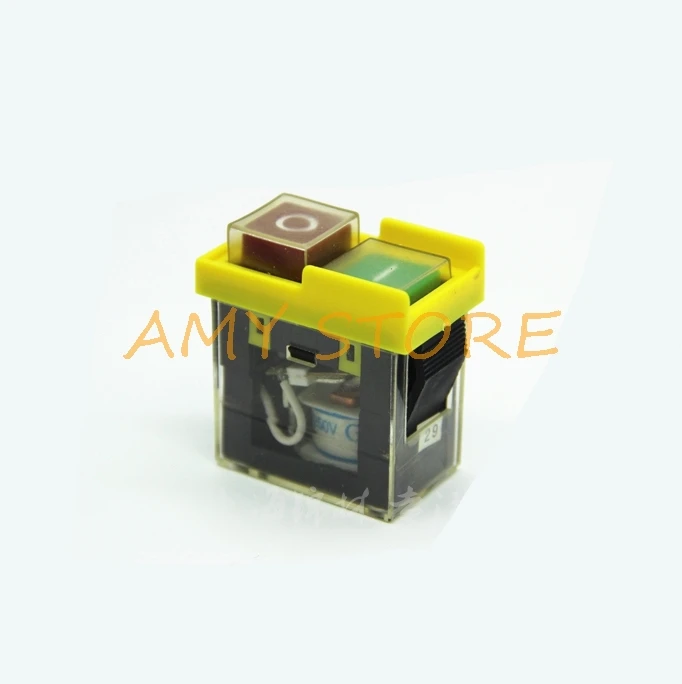 250V 6(4)A Waterproof Machine Saw Cutter Drill On Off Switches Electromagnetic Switch KJD6 5E4 Undervoltage Power OFF Protective