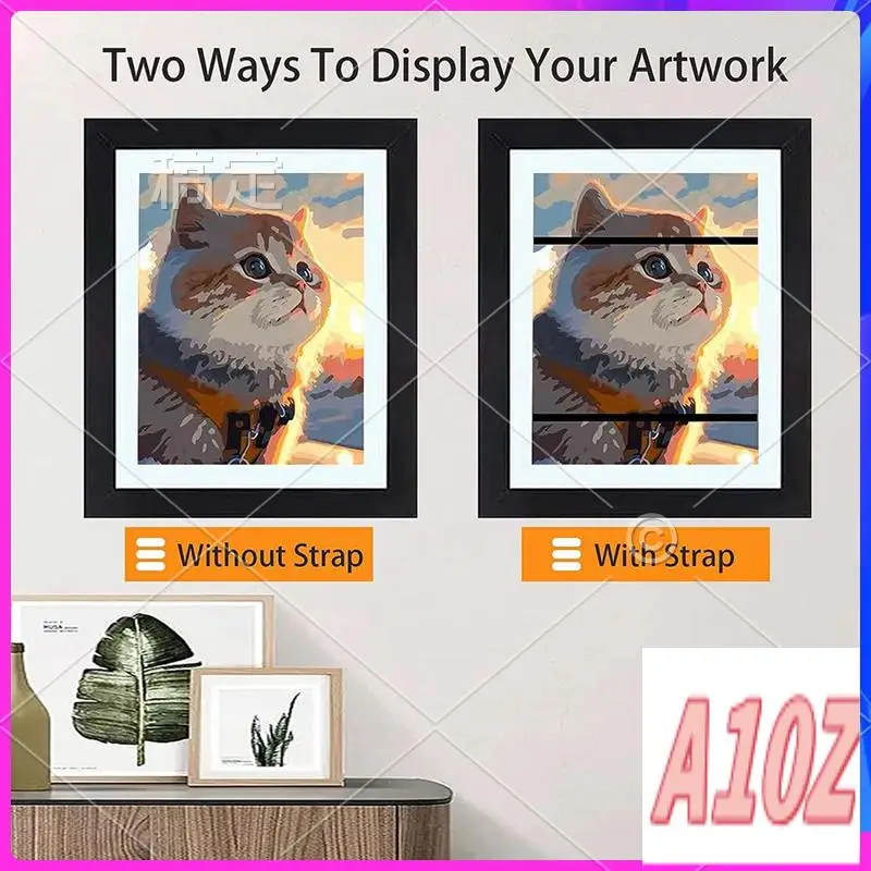 0Z-Front Opening Kids Art Display Frames 13.8X10.4Inch, For Kids Drawing Crafting(White, 2PCS)