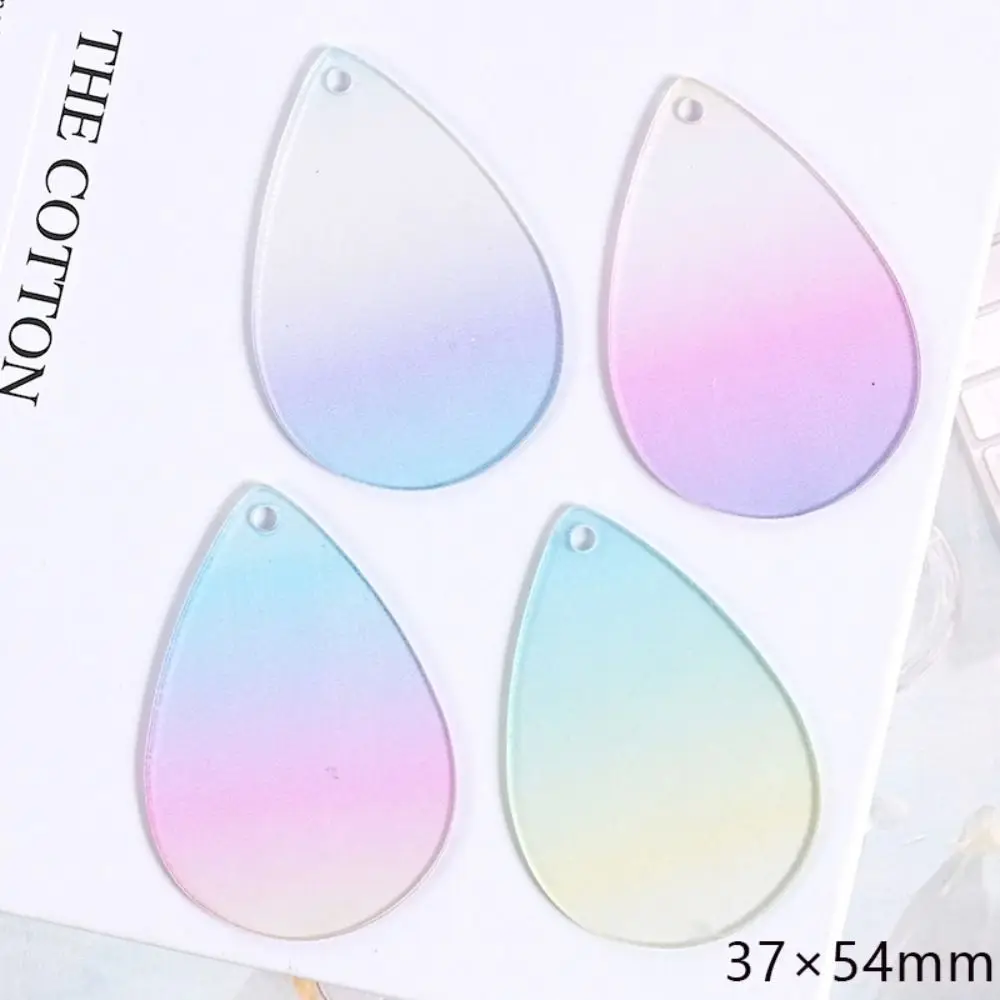 

Acrylic Disc DIY Keychain Making Kit Goo Card Water Droplets DIY Keyring Love Transparent Keychain Goo Card Kids Gift