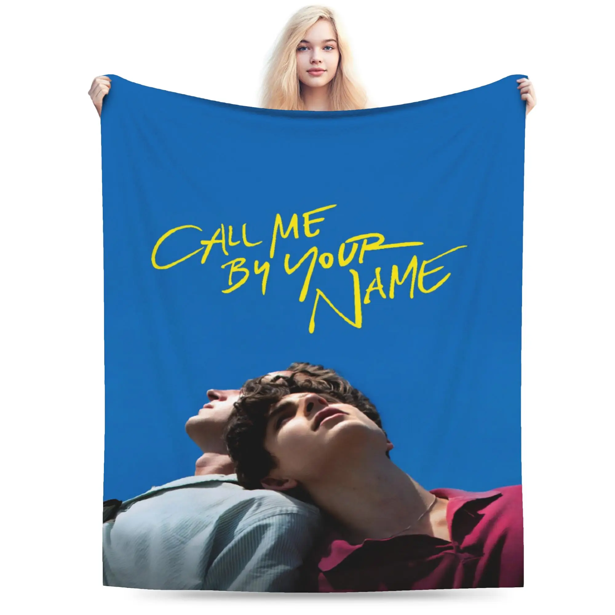 Super Soft Call Me by Your Name Throw Blanket Premium Fleece Flannel Lightweight  Bed Blanket Cozy Warm Blankets All Season Use