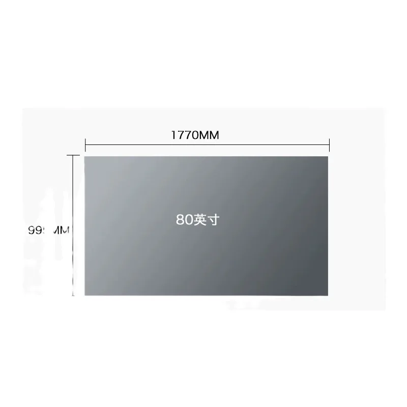 

household daytime metal anti-light screen 4k high definition picture frame living room bedroom without punching installation