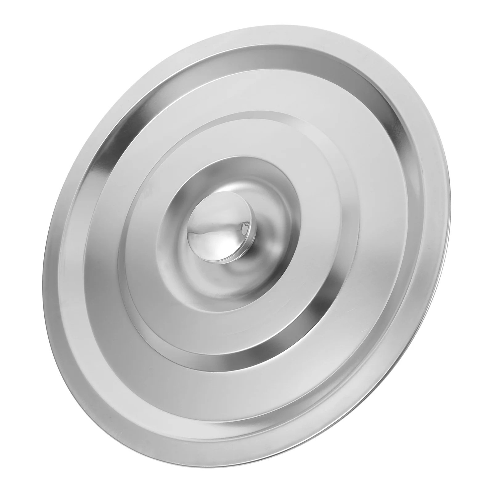 

1pc Seasoning Pot Cover 25.5Cm Stainless Steel Lid For Oil Pot Universal Small Pan Saucepan Skillet Cookware Kitchen Accessory