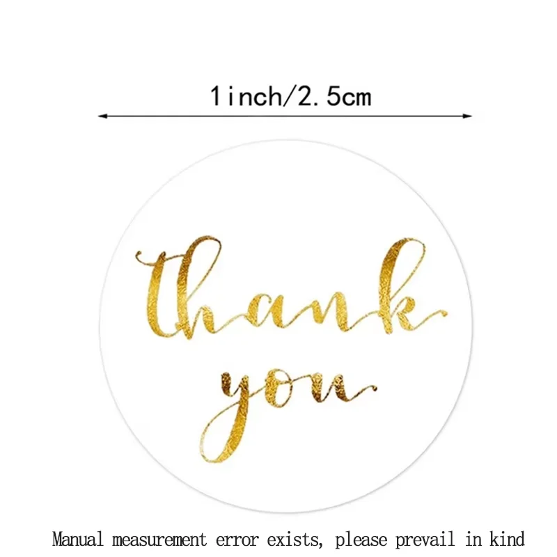 500 個 25 ミリメートルクラフト紙ステッカーベーキング結婚式の装飾誕生日パーティーギフトシーリングステッカー