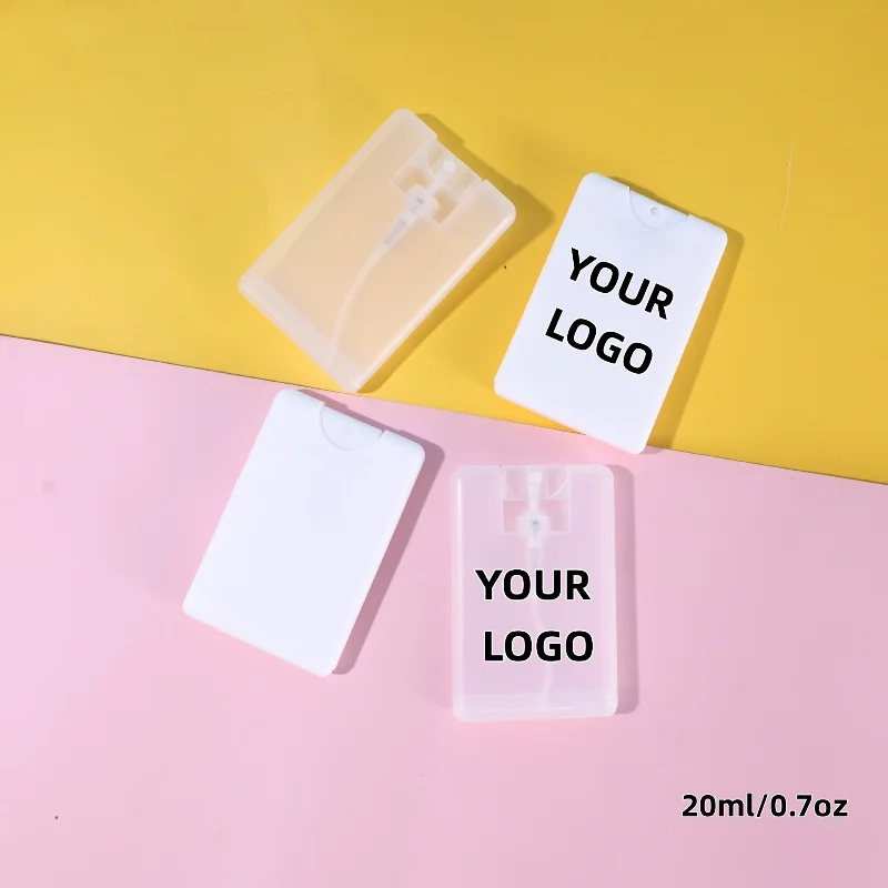 【شعار مخصص】50 قطعة مخصصة 20 مللي بطاقة رذاذ زجاجة عطر الكحول تطهير تعبئة المياه دفعة صغيرة مصنع بالجملة #4