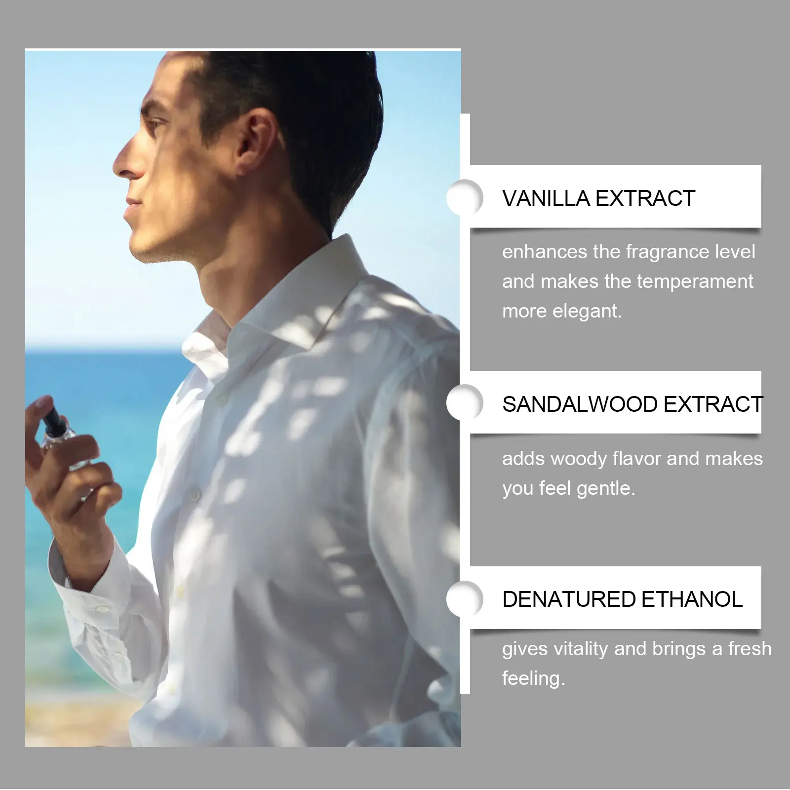 عطر روكسيليس ريتش آند ويسكي هوم للرجال، عطر خشبي حار يدوم طويلاً، يعزز السحر الشخصي، أنيق وثيق