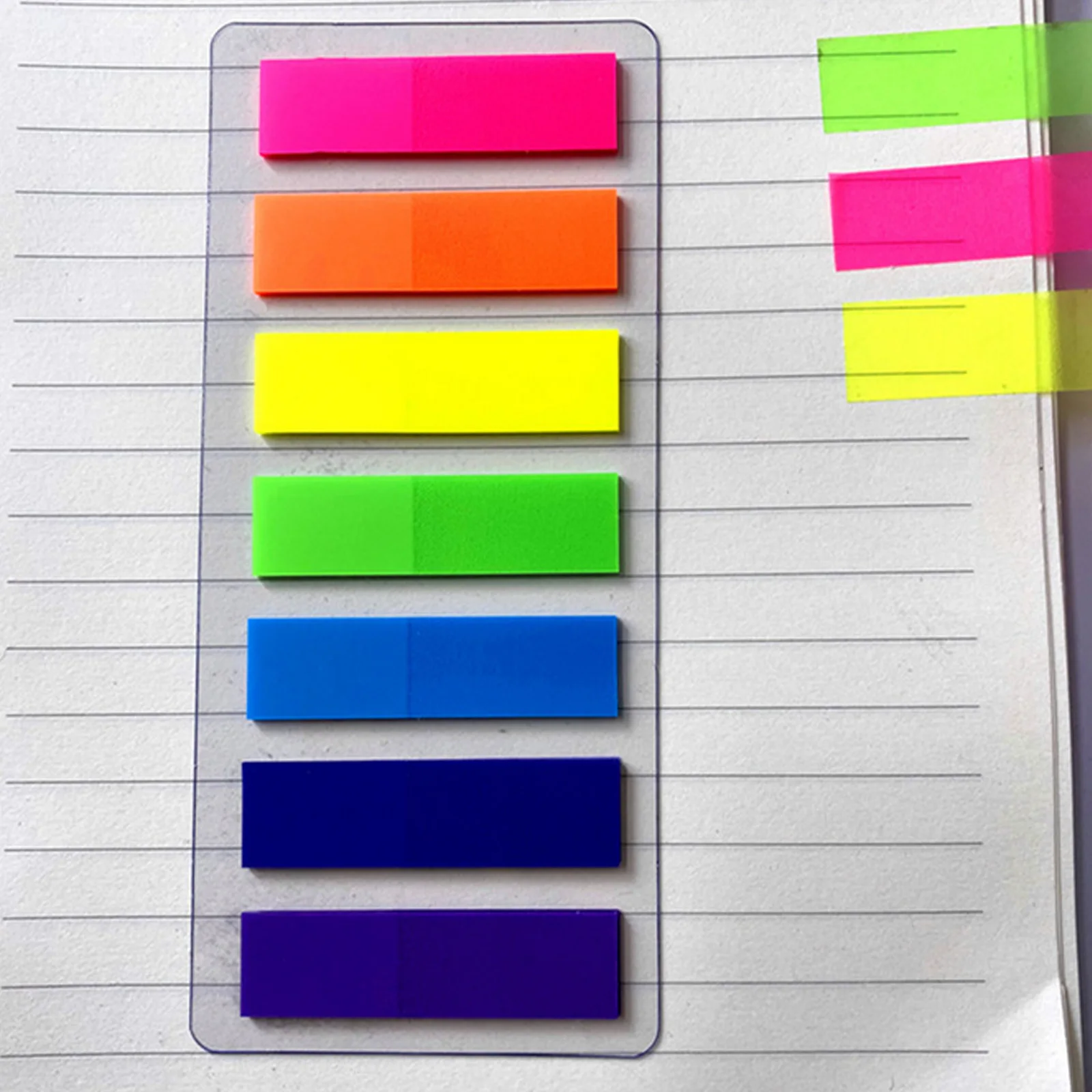 Zelfklevende Acryl Message Board Voor Computer Monitoren Side Sticky Note Notebook Tabs Bookmark Schrijven Kantoorbenodigdheden