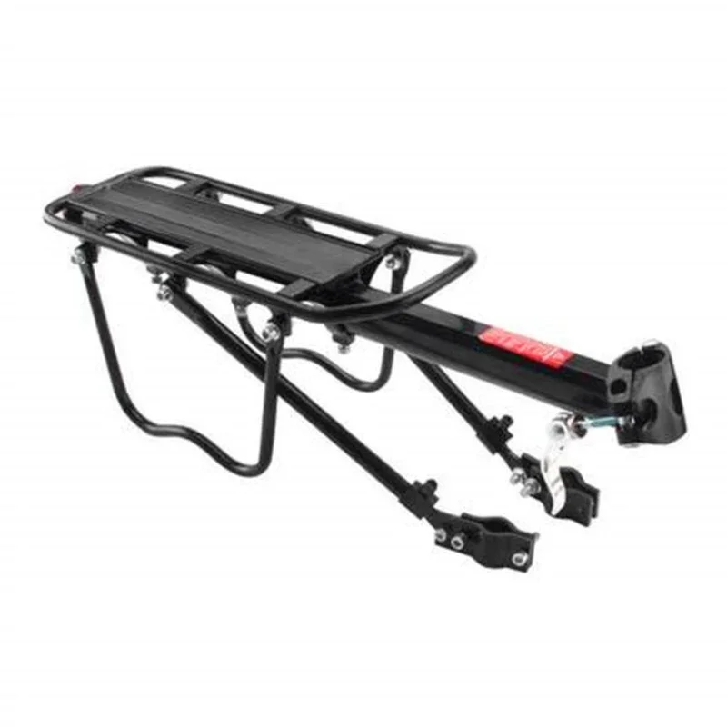 Aluminum Bicycle Luggage Rack with Load Capacity Over 55 Lb (25KG) Adjustable Quick Release Mountain Road Bike Rear Luggage Rack