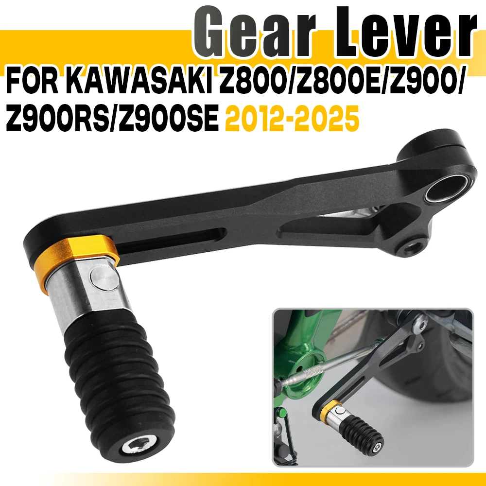 

For KAWASAKI Z800 Z 800E 2012-2016 Z900 Z900RS Cafe Z900 RS SE 2025 Motorcycle Gear Shift Lever Adjustable Folding Gear Shifter