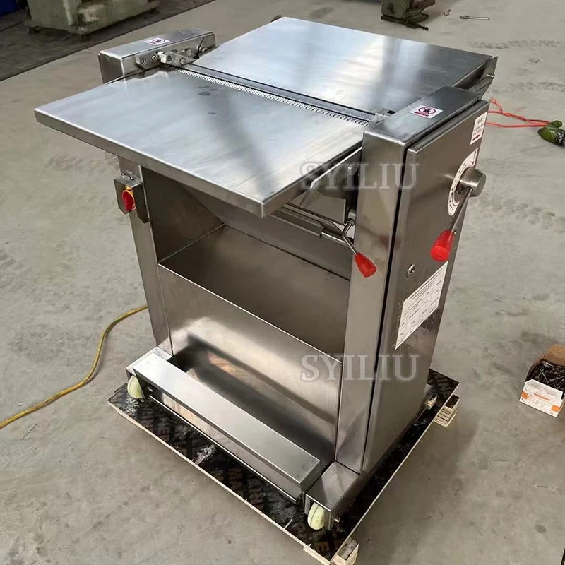 Commercial Pig Salmon Meat Skinning Machine Automatic Lamb Beef Chicken Breast Slicing Machine Shawarma Machine