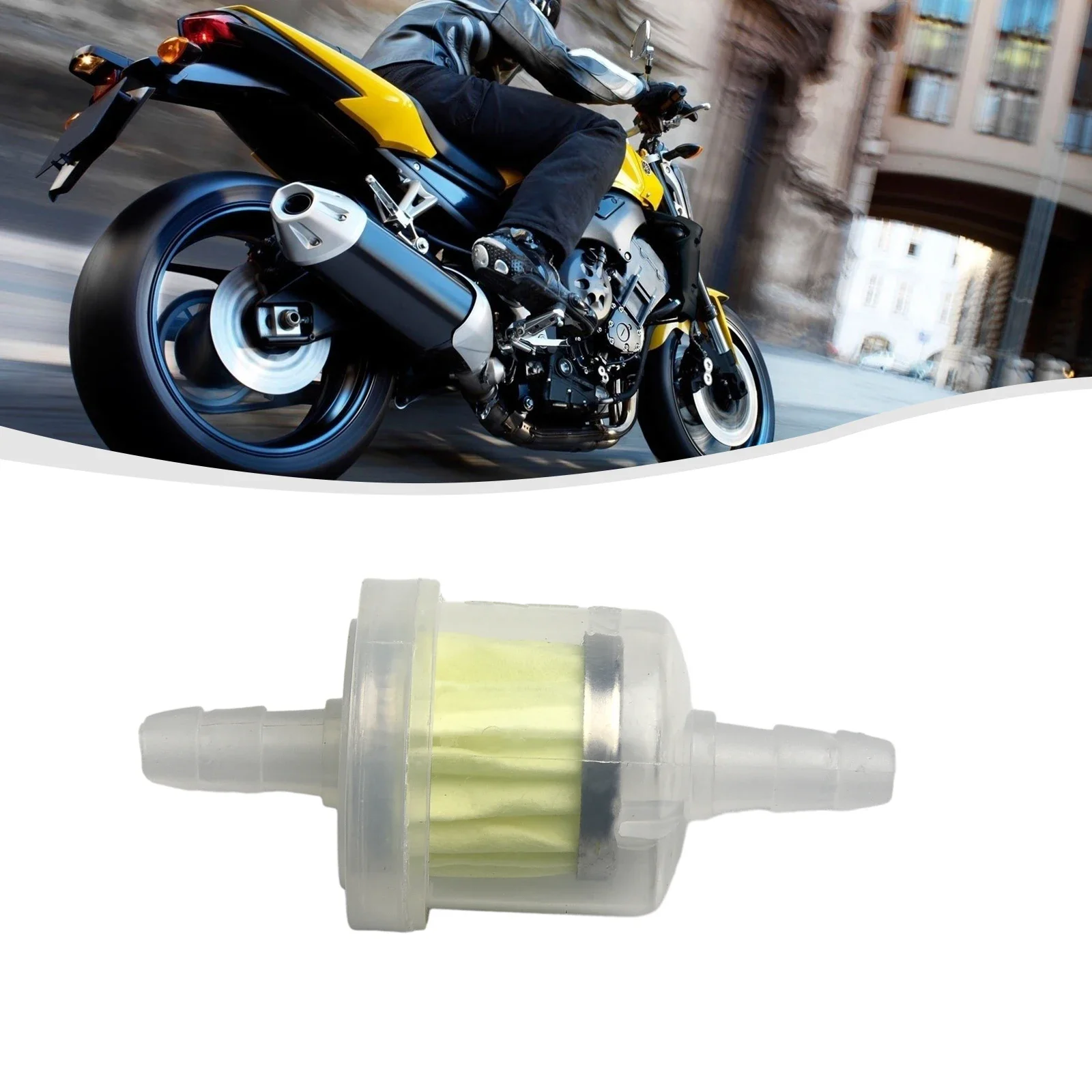 Filtro de combustible de gasolina para motocicleta, accesorios ABS para motor, 1 piezas