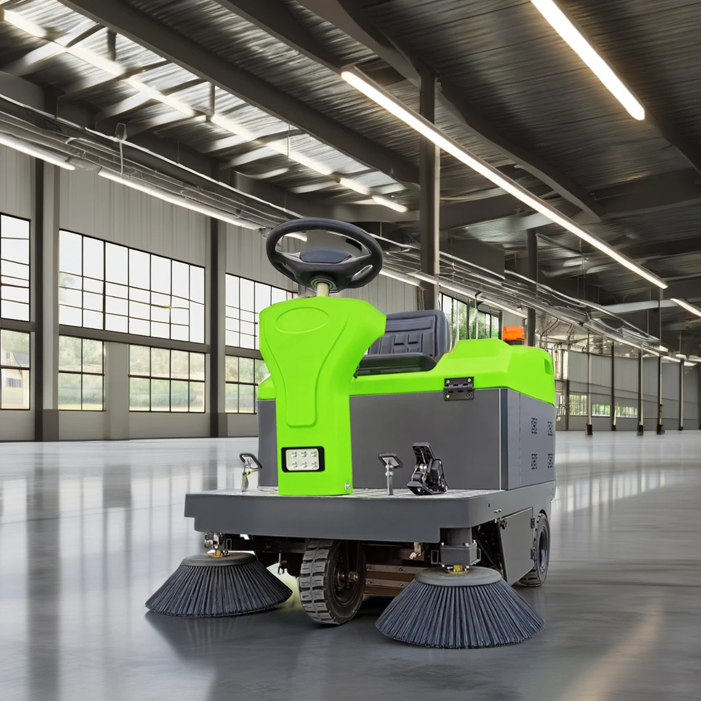 Vol-1400 Drive Battery Sweeper Aspirateur Spray Usine Propriété Balayeuse