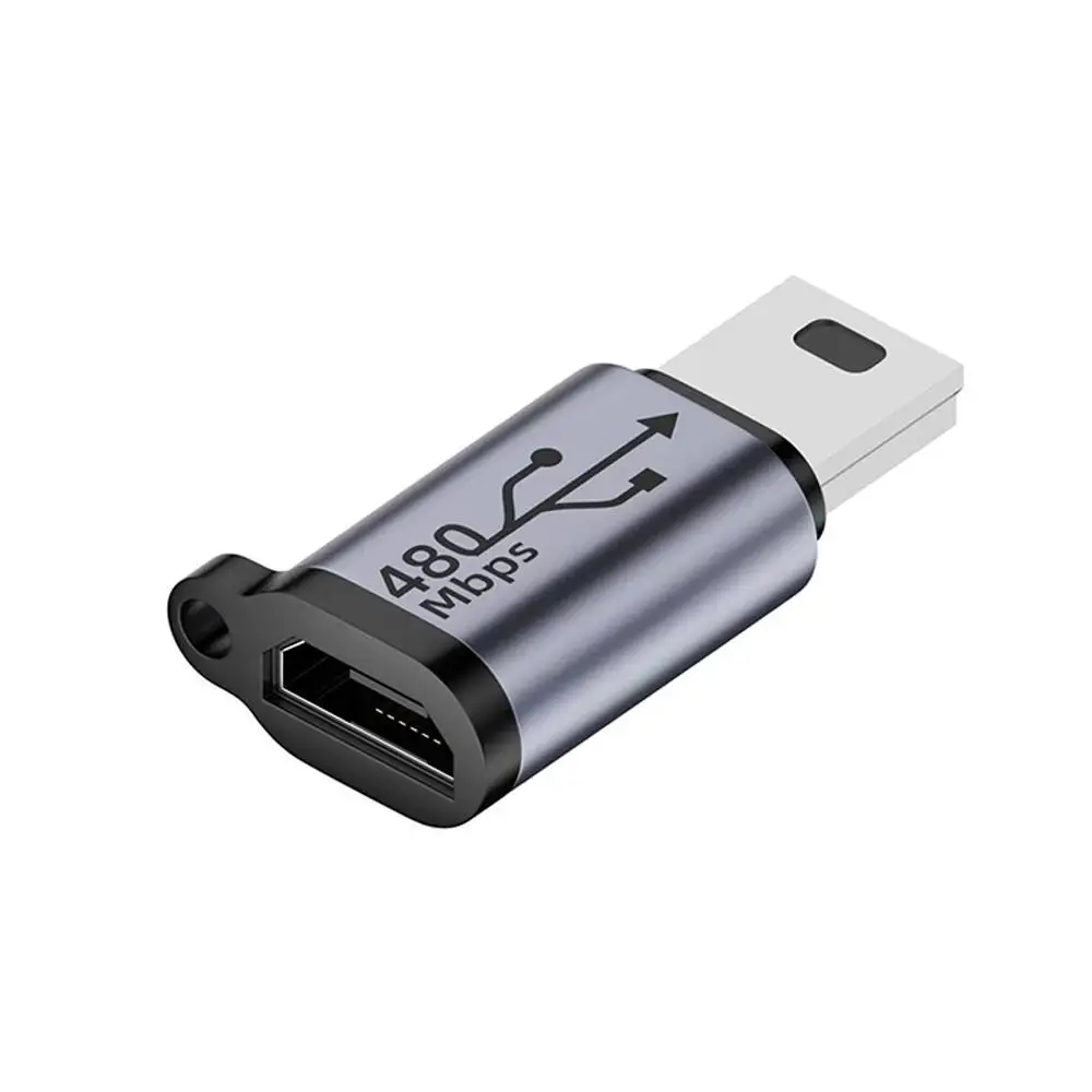 Mini Tipo C para Micro USB Adaptador de carregamento Android, Conversor para Samsung, V8 OTG Carregador de sincronização, B5S9