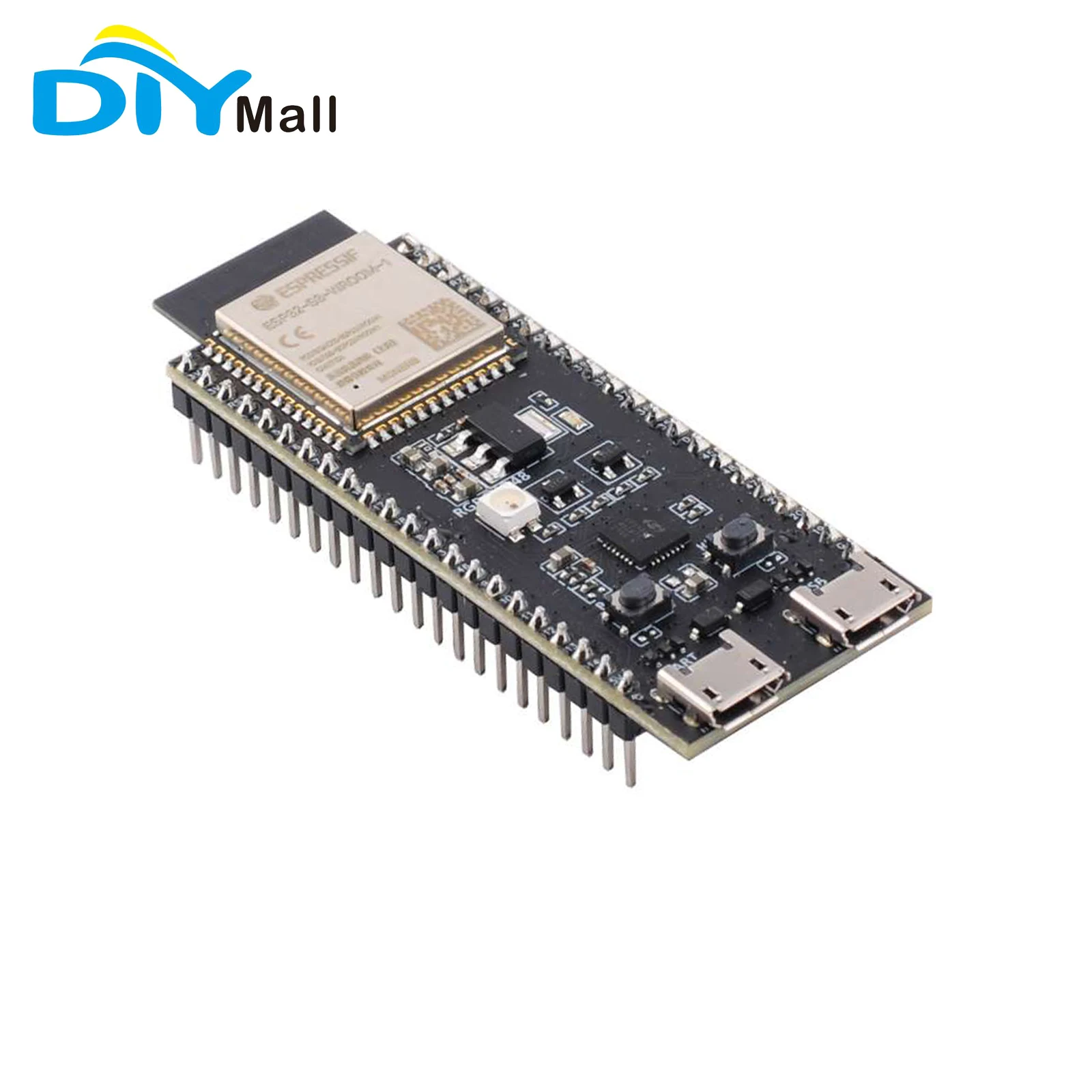 

DIYmall ESP32-S3-DevKitC-1 N8R8 Development Board Based ESP32-S3-WROOM-1 Module Wifi Blue-Tooth 8MB Flash Built-in PCB Antenna