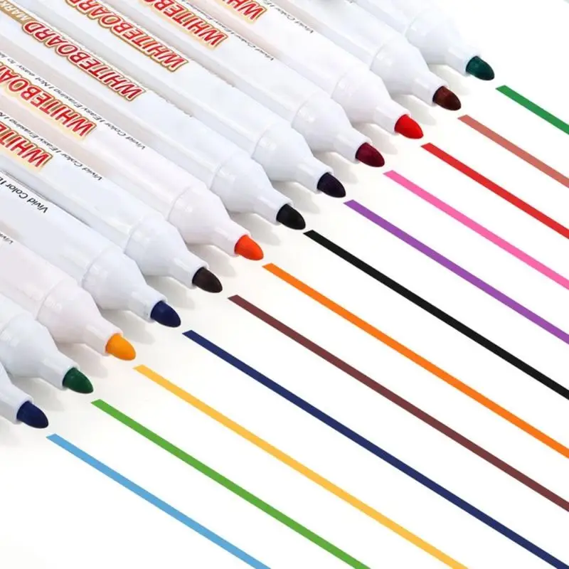 12pcs marqueurs blancs flottants