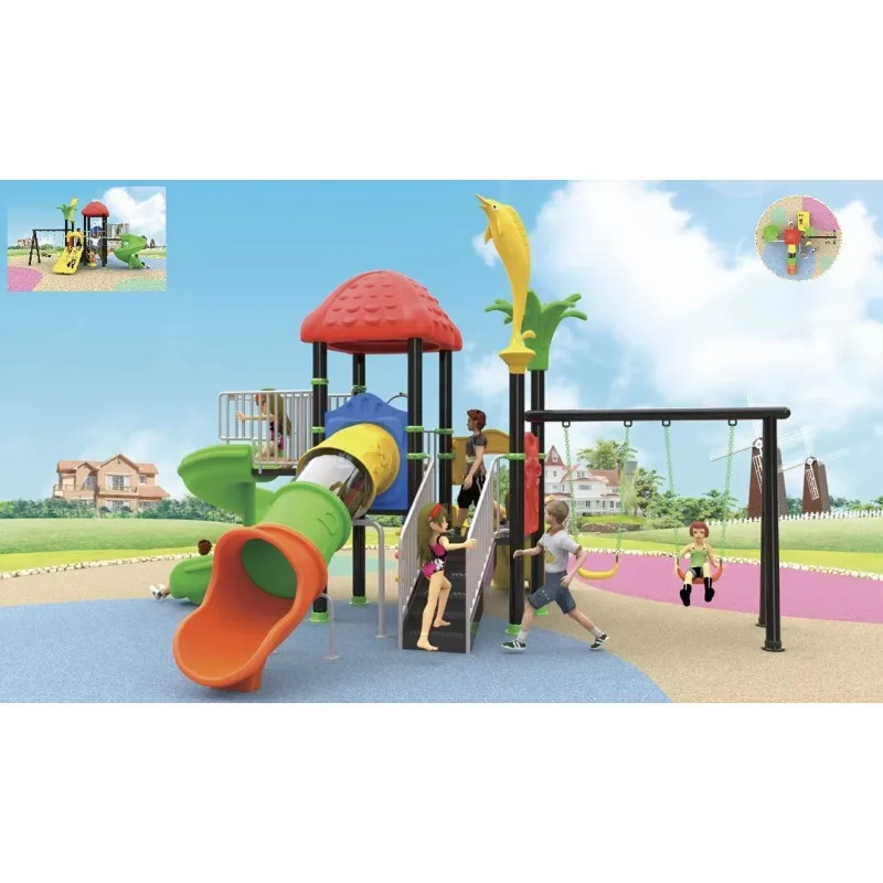 Children Playground Equipment Steel Outdoor Slide for School & Public Gardens