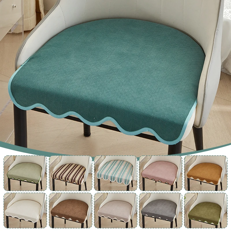 

Chenille Chair Seat Cushion Non-Slip Chair Mat Home Dining Chair Pad Restaurant Hotel Wedding Party Chair Decor Seat Cover