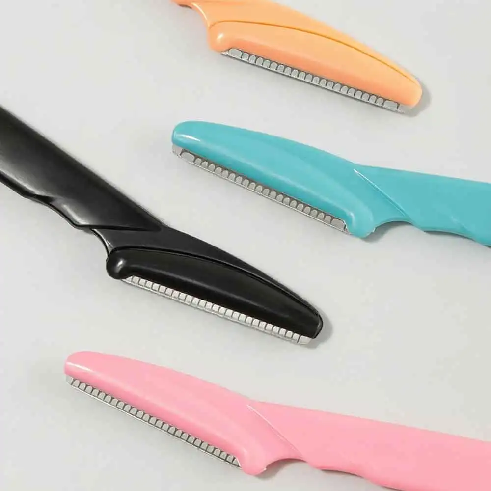 3pcs Eyebrow Trimmer Blade Razor Eye Brow Shaver Portable Face Epilation Hair Removal Cutters Safety Razor Woman Makeup