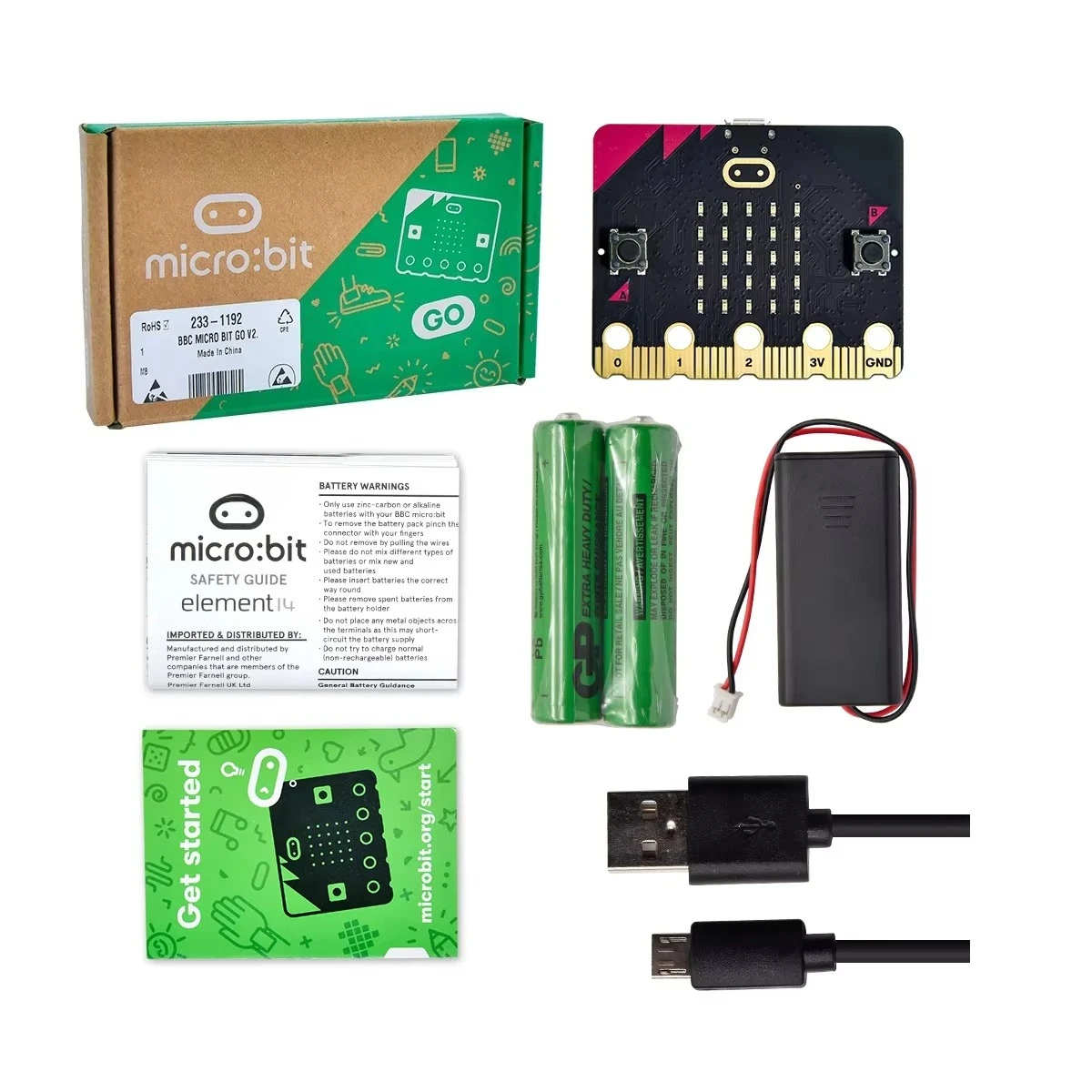 Micro Bit Go Kit Basic Starter Kit for The BBCS Microbit Set