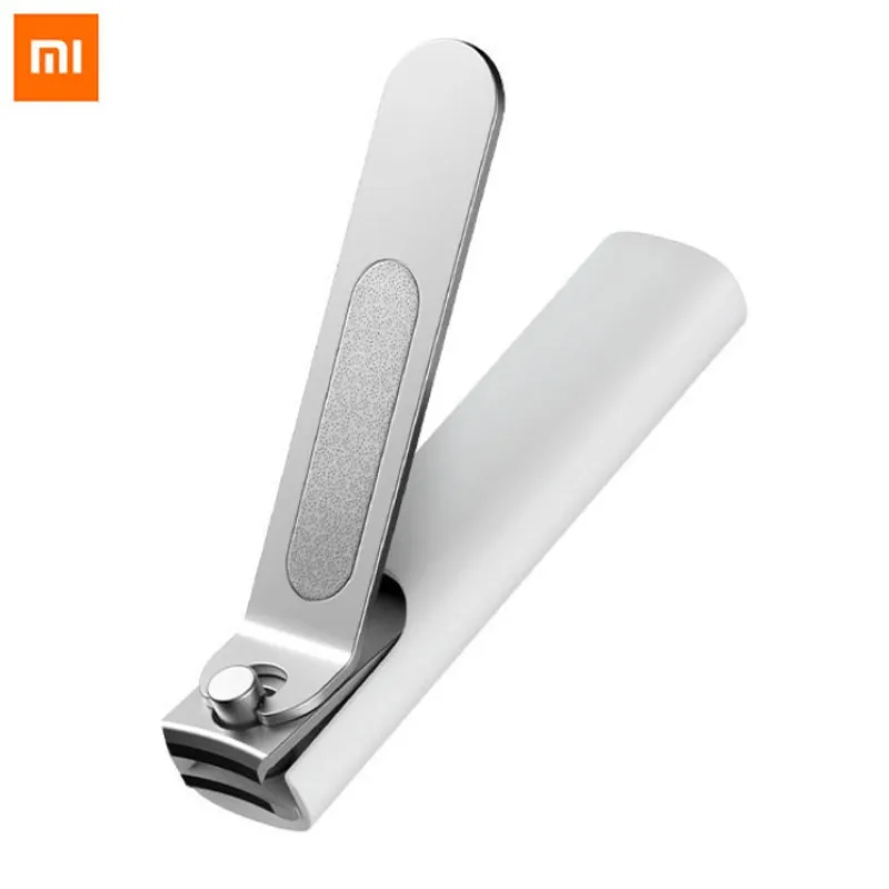 Xiaomi Mijia Stainless Steel Nail Clipper With Anti splash cover Trimmer Pedicure Care Nail Clippers Professional File