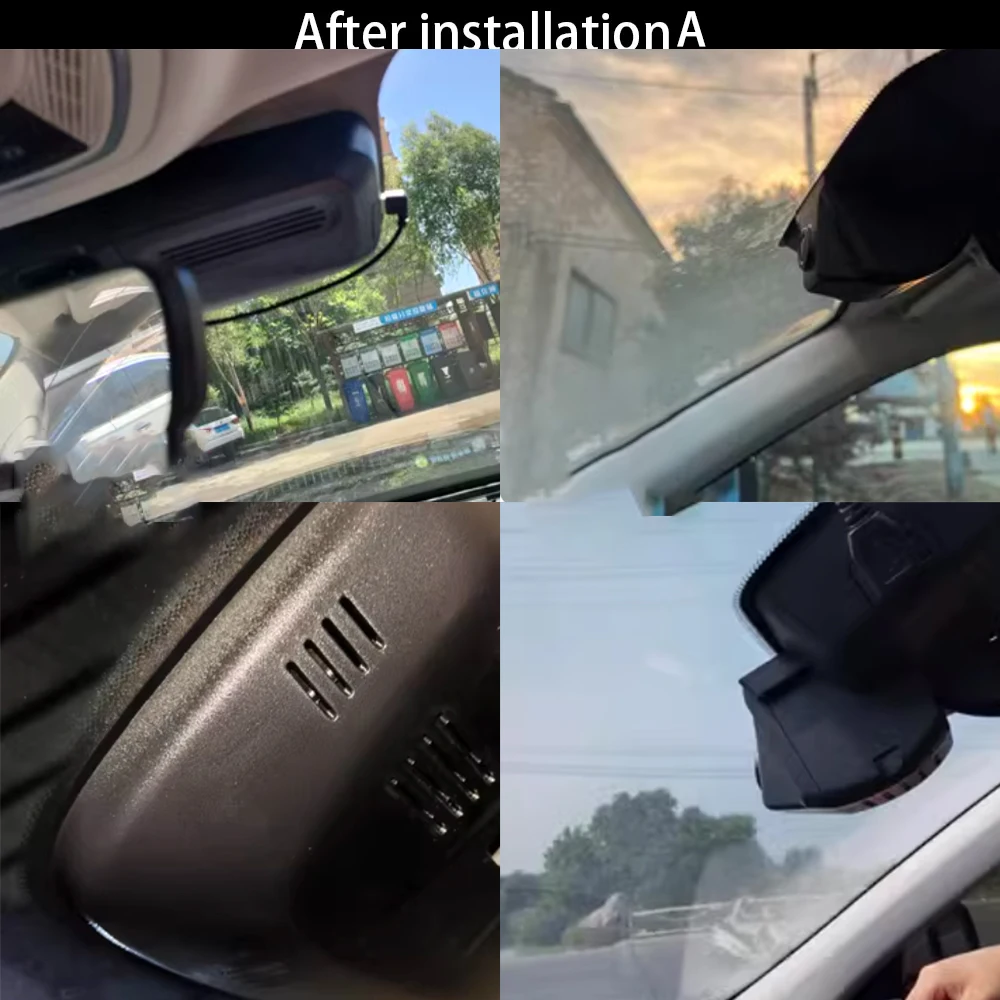 ZJCGO 4K DVR Dash Cam Wifi Front Rear Camera 24h Monitor For Great Wall Haval F7 2018 2019 2020 2021 2022 2023 2024