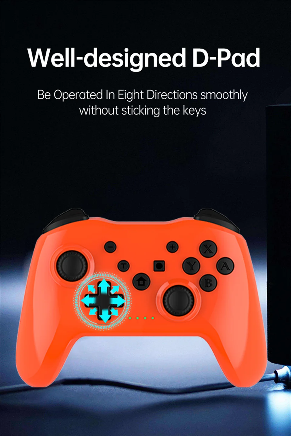 GAMINJA New Wireless Controller No Latency Bluetooth Gamepad PC Joystick For Nintendo Switch Game Console PS3 TV Box PC