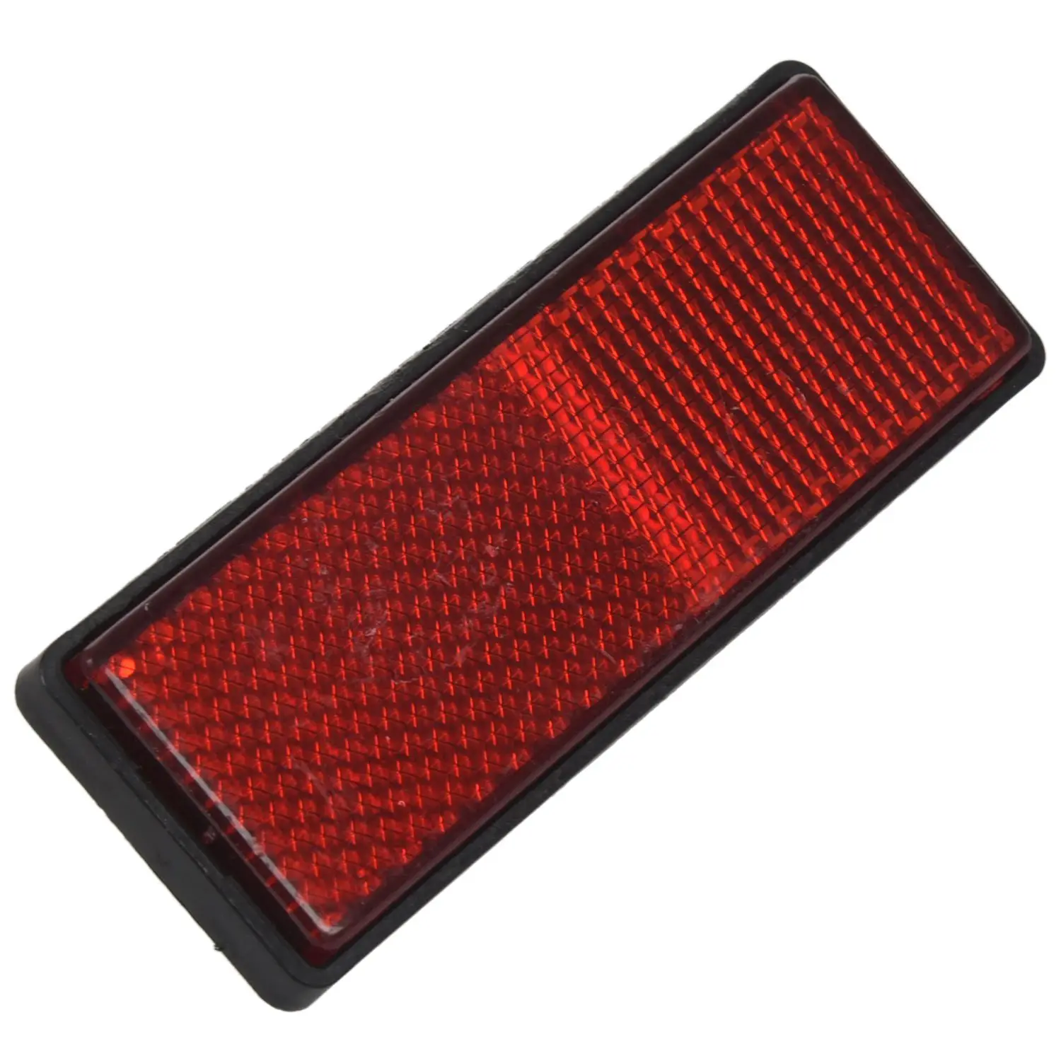 Reflectores rojos rectangulares universales para motocicletas ATV, bicicletas de Cross