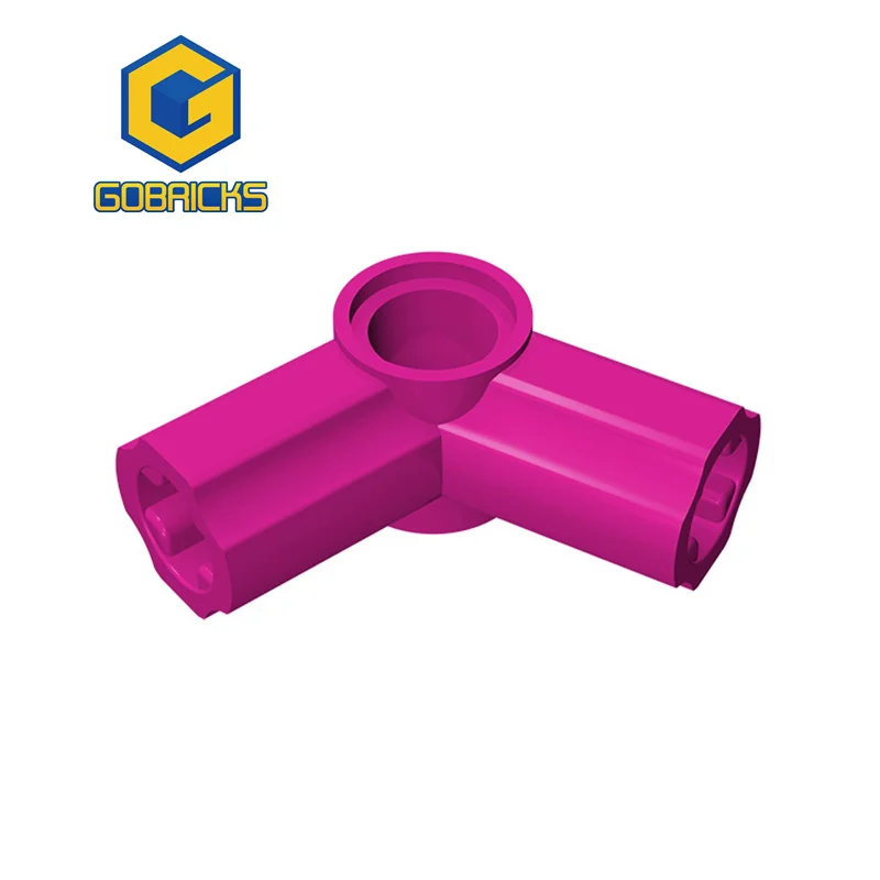 Gobricks 10pcs Parts Axle and Pin Connector Angled #5-112.5 degrees Compatible With 32015 Toys Assembles Blocks 2022