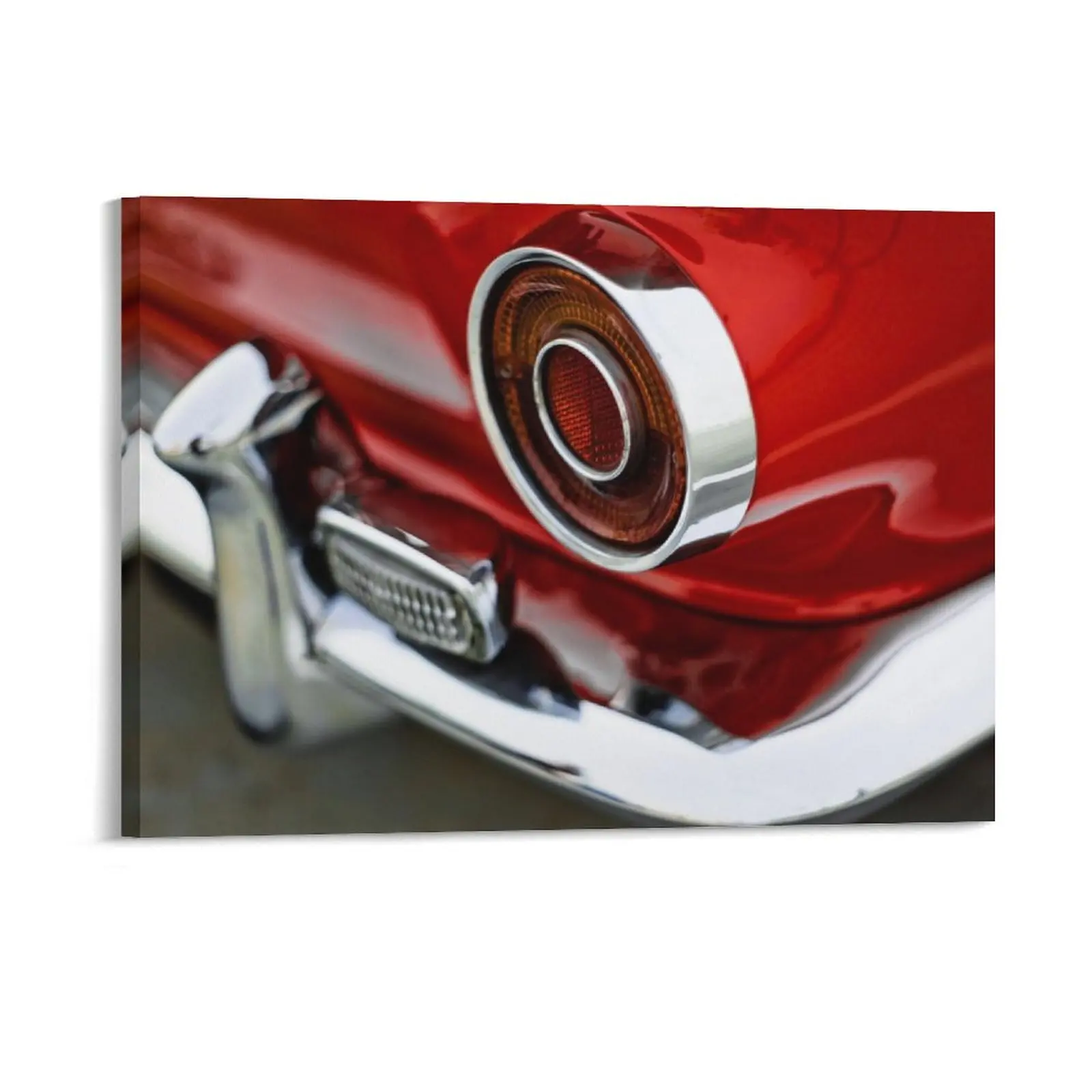 1965 Karmann Ghia Light Pintura em tela Poster Mural Club Rusty Club Criar pinturas de parede emolduradas