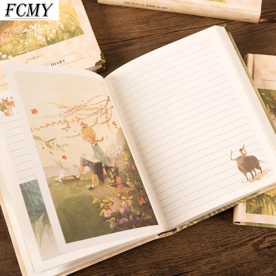 A5 Illustrated Colour Page Diary Line Colour Page Notes Hardside Handbook Notebook Student Stationery Gifts Notebooks Gift New