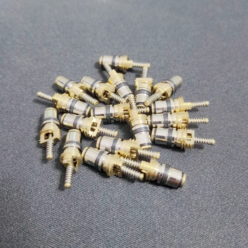 100PCS High Quality High Pressure Air Conditioning Valve Core for Citroen Elysee Volvo Beverly Peugeot Picasso