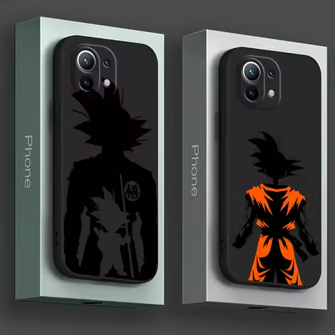 Son Goku Dragons Ball Art Phone Case For Xiaomi 15T 14T Pro 13T Mi 11T 10T 15 Ultra Poco X7 F7 M7 Pro X3 X5 X6 F6 Silicone Cover