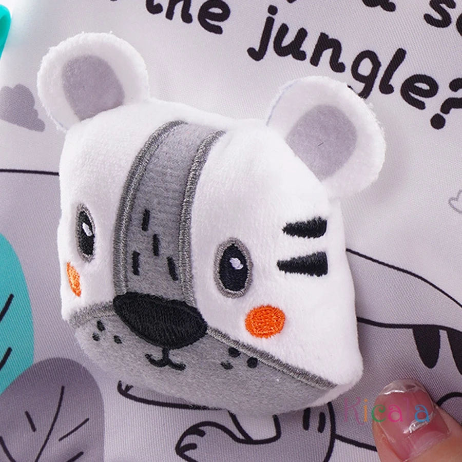 아기 장난감 0-12개월 천 책 초기 생활 기술 학습 목욕 변기 양치질 인지 조용한 책 몬테소리 인터랙티브 북