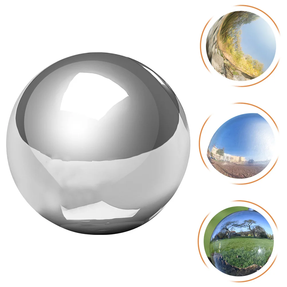 

1pc Polished Gazing Ball Smooth Reflective Garden Decorative Sphere For Outdoor Lawn Decoration Gazing Globe Ornament