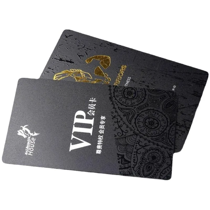 Customized Membership Card Matte VIP Points Card Beauty Salon Hair Salon Design Production Card Card