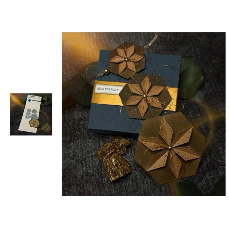 Neues Produkt Vorverkauf Lesezeichen Eltern-Kind-Stanzformen und Stempel DIY Scrapbook Album Dekoration Geprägtes Papierkarten-Set
