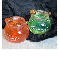 HERORANGE Honey Jar Lip Mask Dilutes Lip Lines, Moisturizes and Prevents Chapped Lips in Autumn and Winter