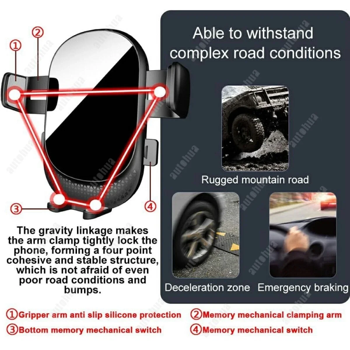 

Car Phone Holder Stand For Subaru WRX 2015-2021 GPS Bracket Dashboard Clip Mount For iPhone & All Mobile Phone
