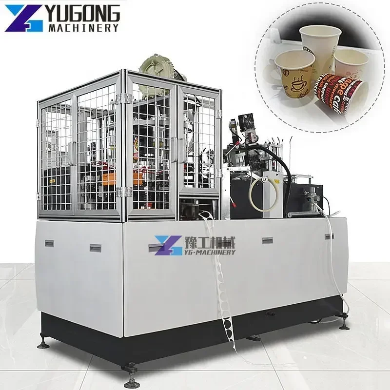 

Automatic Tea Coffee Paper Cup Machine Prices Paper Products Manufacturing Machinery Ultrasonic Sealing Paper Cup Machine