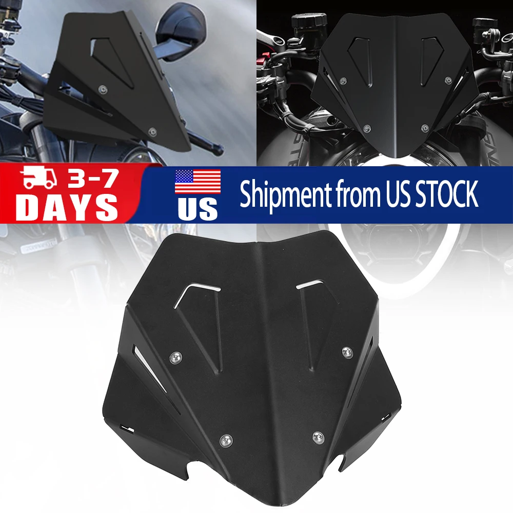 

Аксессуары для мотоциклов DUCATI Monster 937, спортивный экран, дефлектор лобового стекла, ветровое стекло, воздушный поток, ветер MONSTER 950 2021-2024