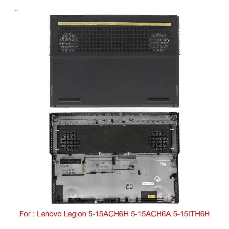 

~New For Lenovo Legion 5-15ACH6H 5-15ACH6A 5-15ITH6H Bottom Case Base Cover (Black) 5CB1C17424 15.6"