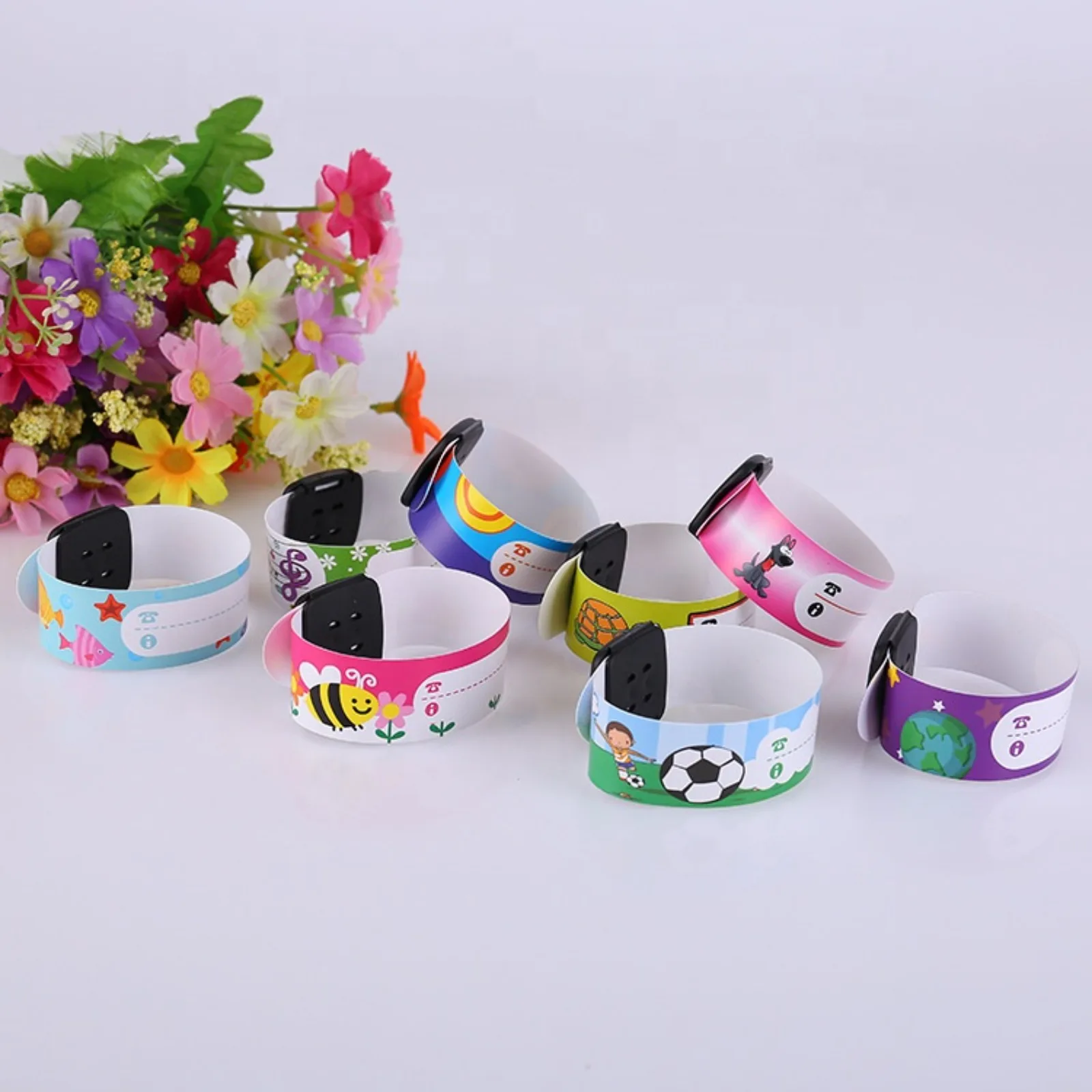 Wholesale Writable Wristband Cheap Tracking Identification Bracelet for Kids