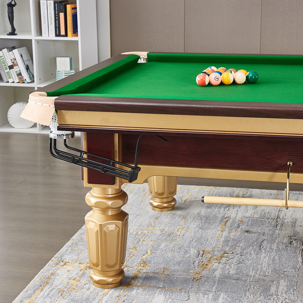 Luxury Quality  Club Competition Professional 4.5CM Gold Pool Table Set  Configuration Billiard Accessories Set