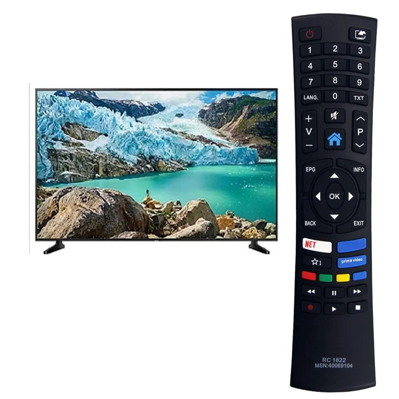 RC1822 استبدال جهاز التحكم عن بعد لجهاز التحكم عن بعد للتلفزيون Medion Bush